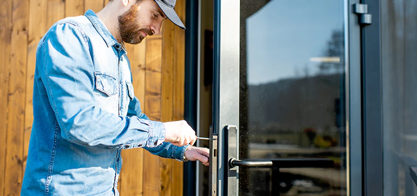 Frameless Glass Storefront Door Locks Replacement in Los Banos, CA